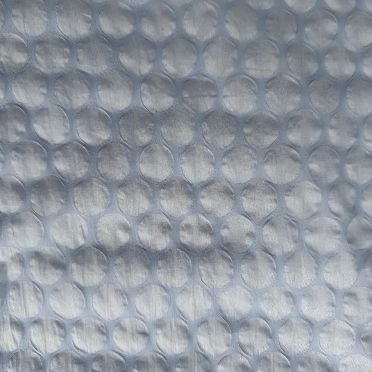 KOKKA • Small Dots Textured Cotton Fabric • Pale Blue • NEW