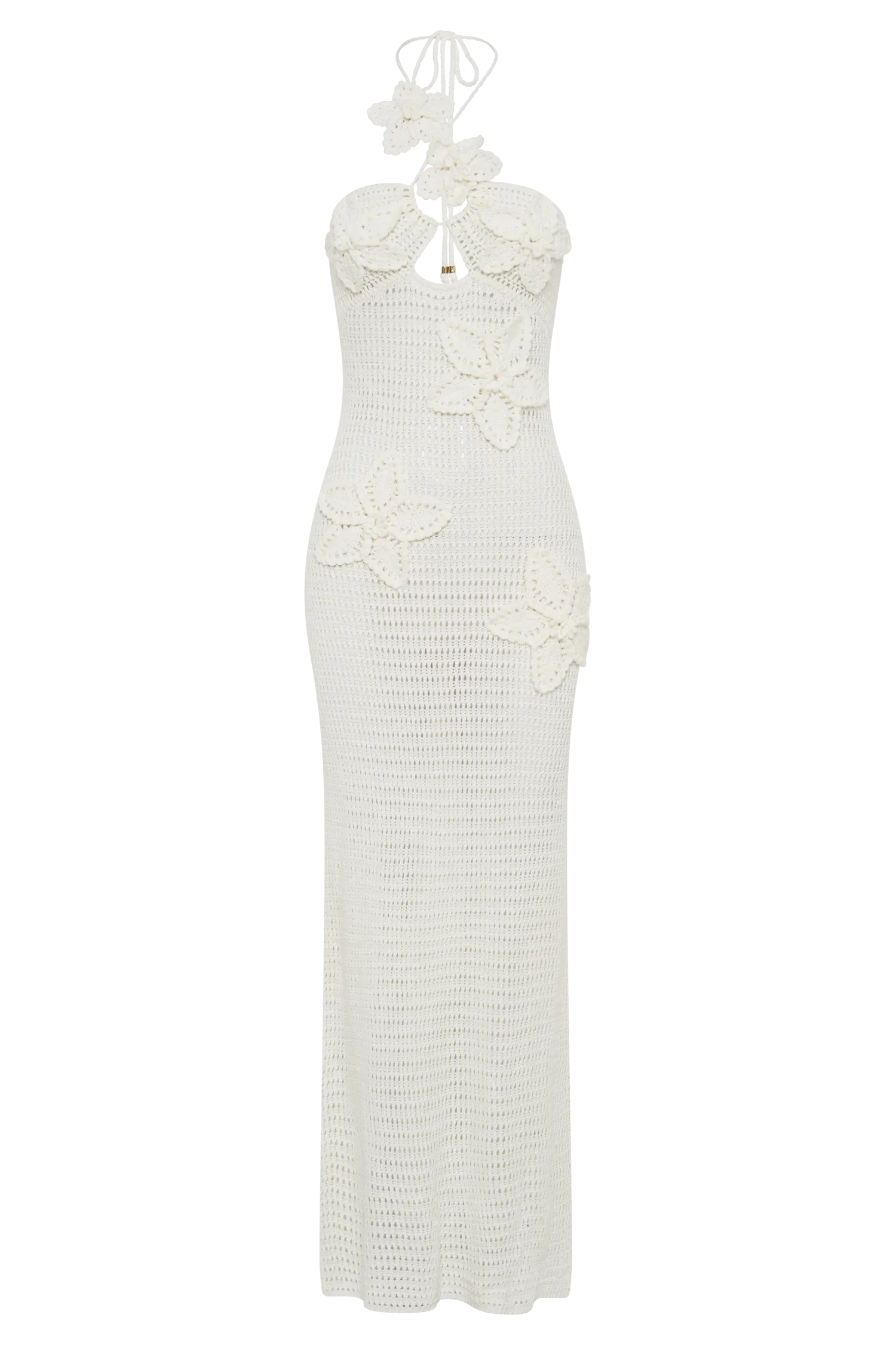 Kyla Floral Crochet Maxi Dress - Ivory