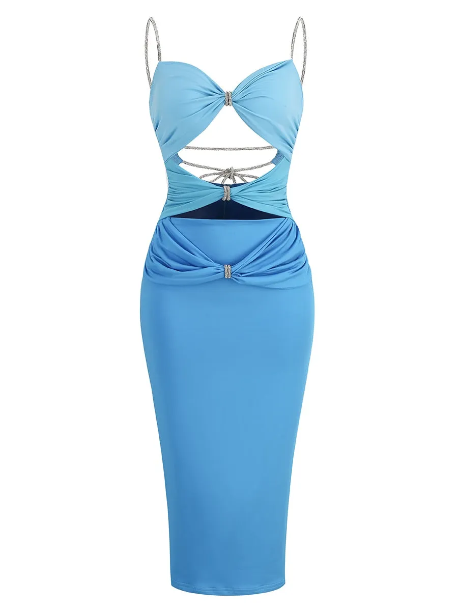 Landy Pleated Midi Dress