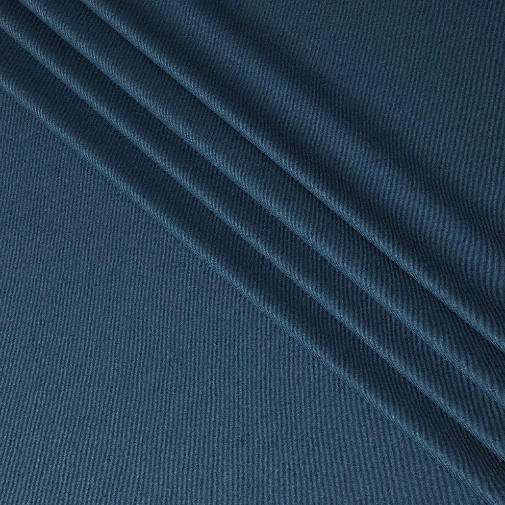 Light petrol blue plain super 140's blended wool suiting fabric-D-10928
