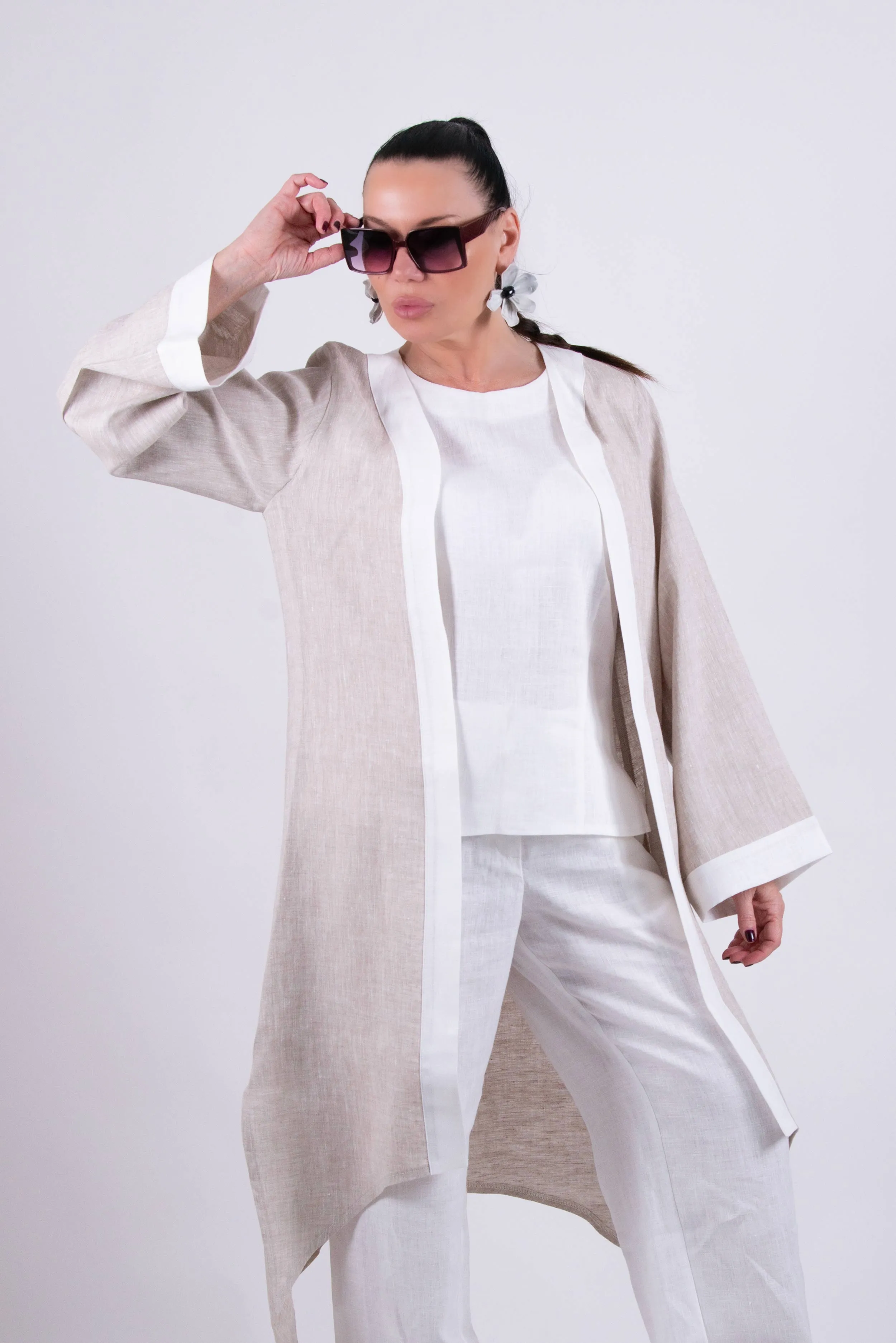 Linen vest Genoa