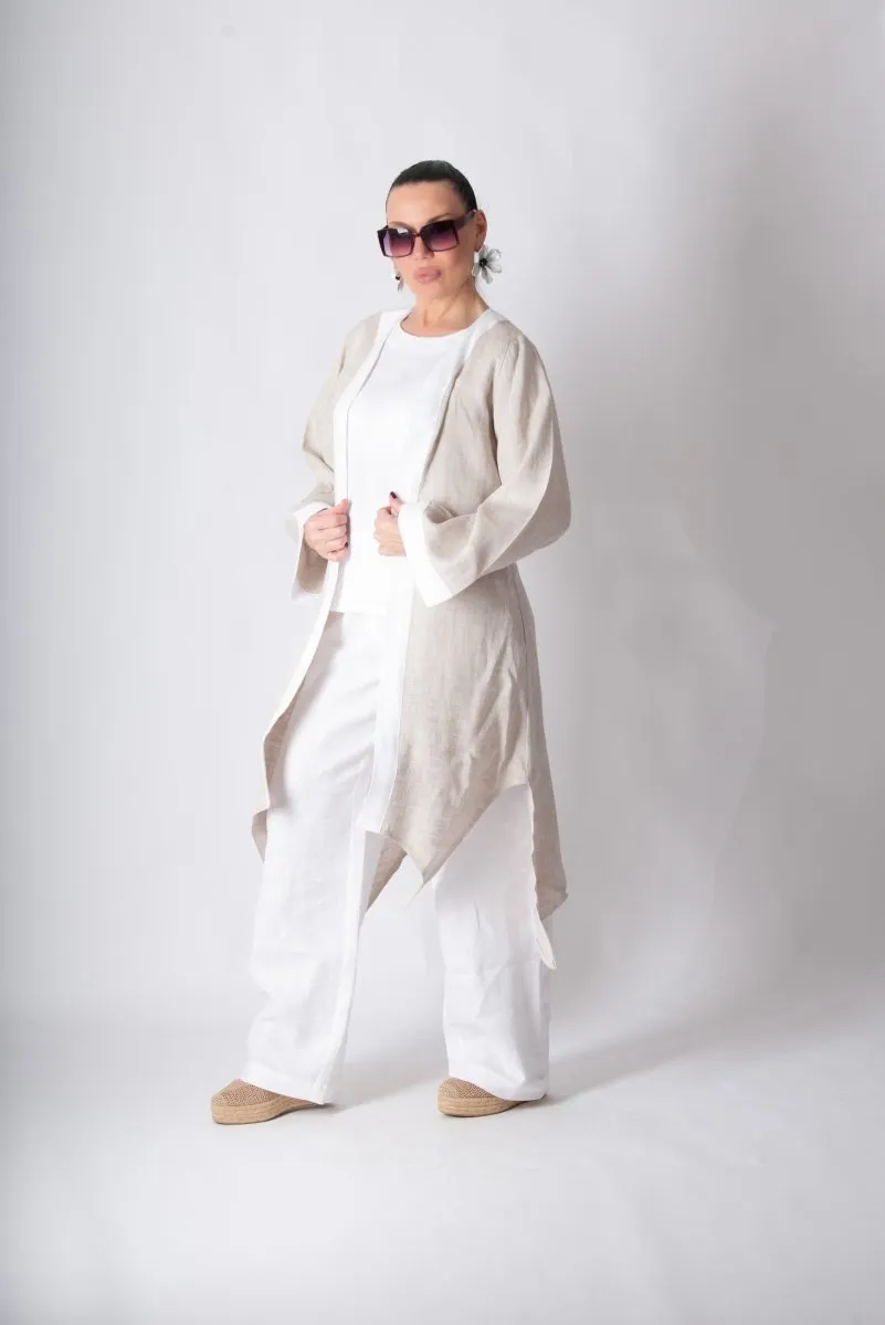 Linen vest Genoa