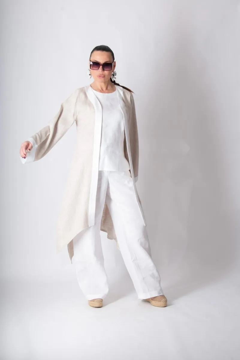 Linen vest Genoa