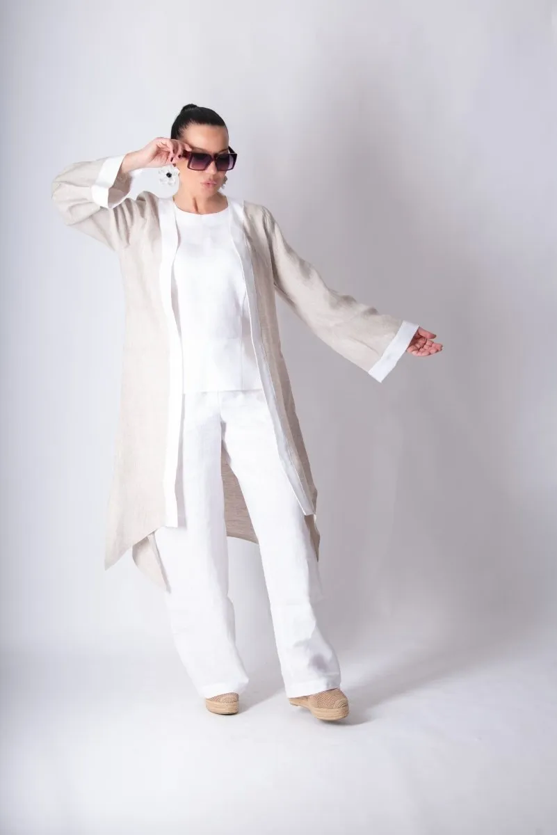 Linen vest Genoa