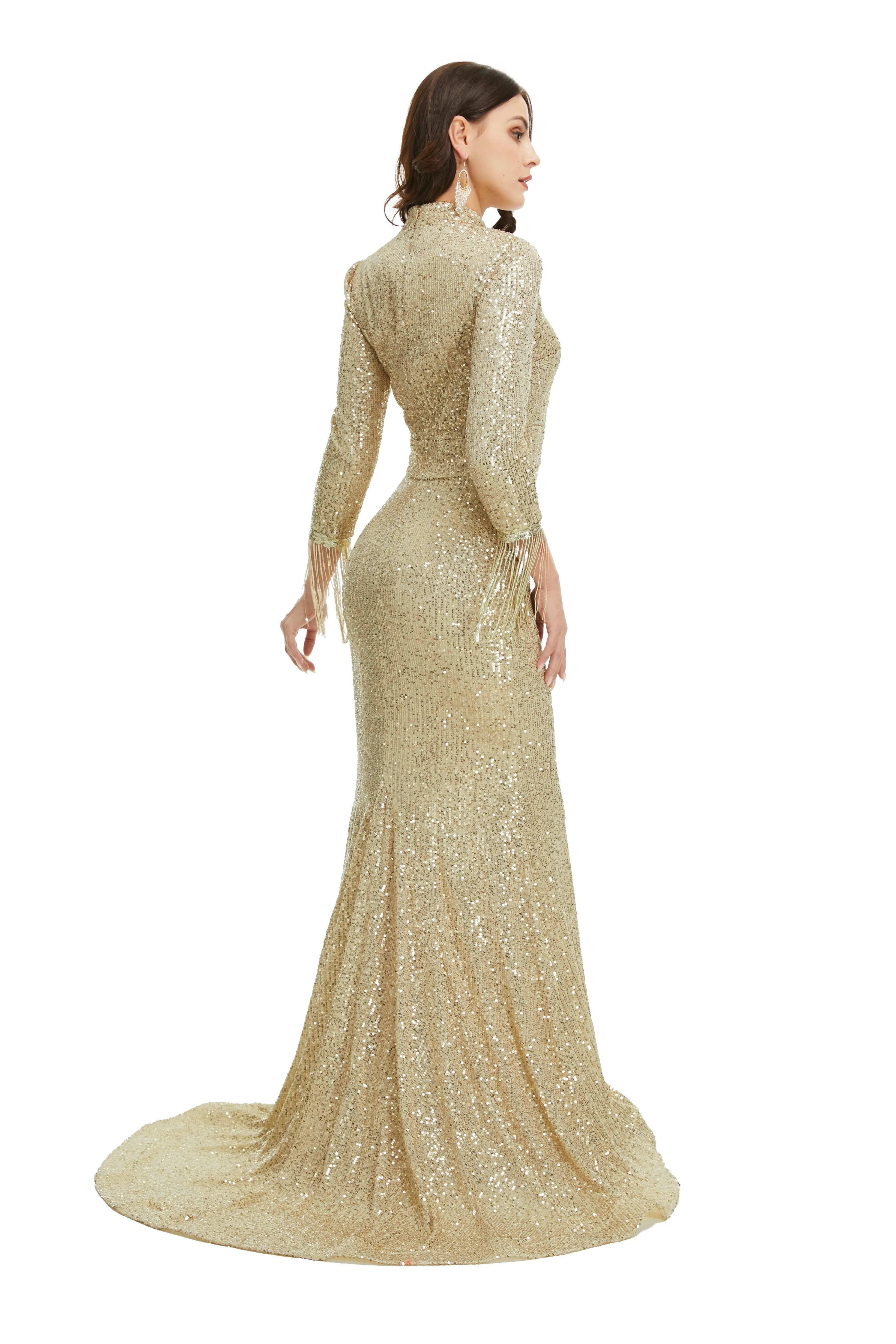 Long Prom Dresses Full Sleeve Dresses Party Dress 2025 Formal Gowns