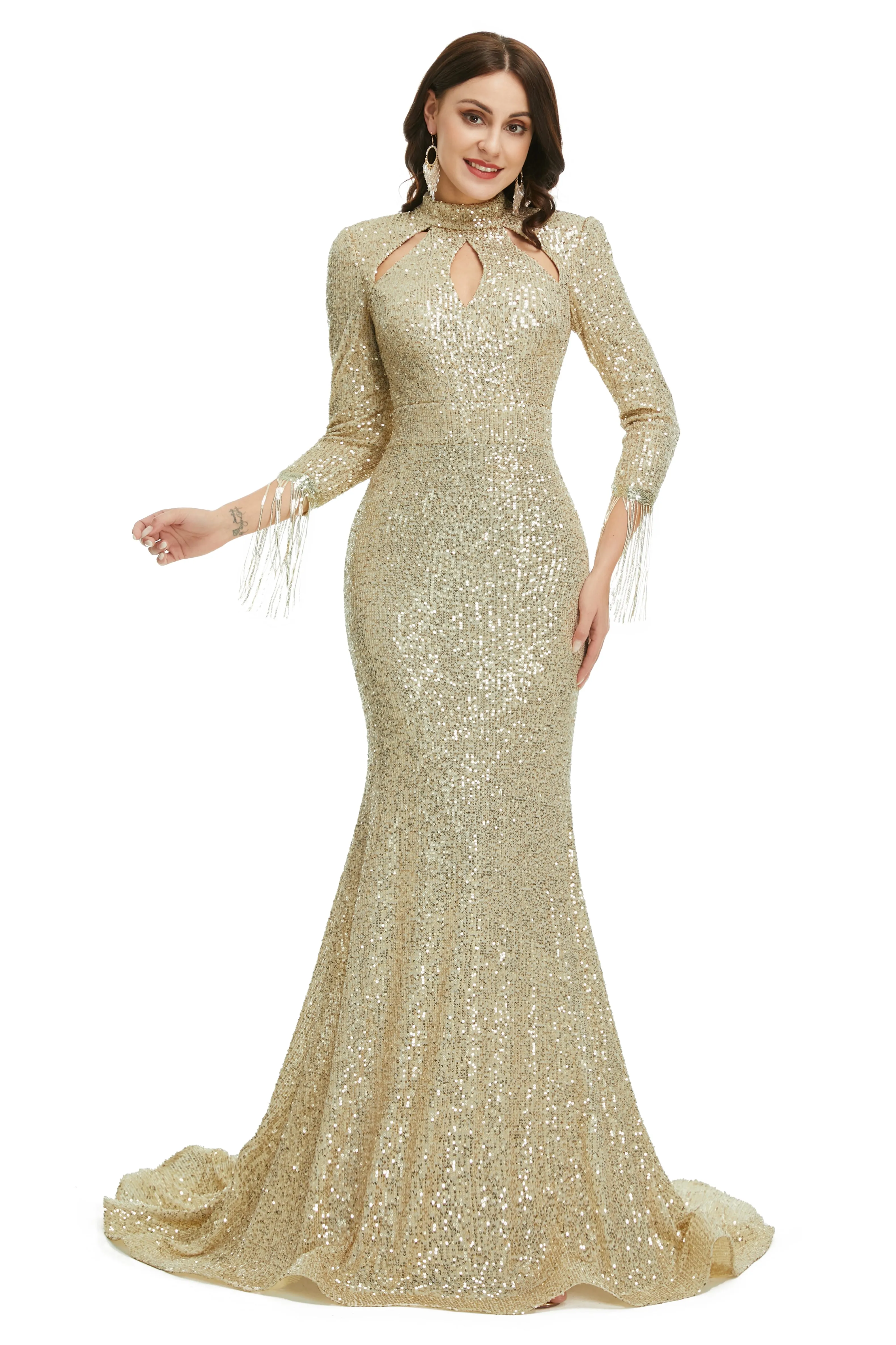 Long Prom Dresses Full Sleeve Dresses Party Dress 2025 Formal Gowns