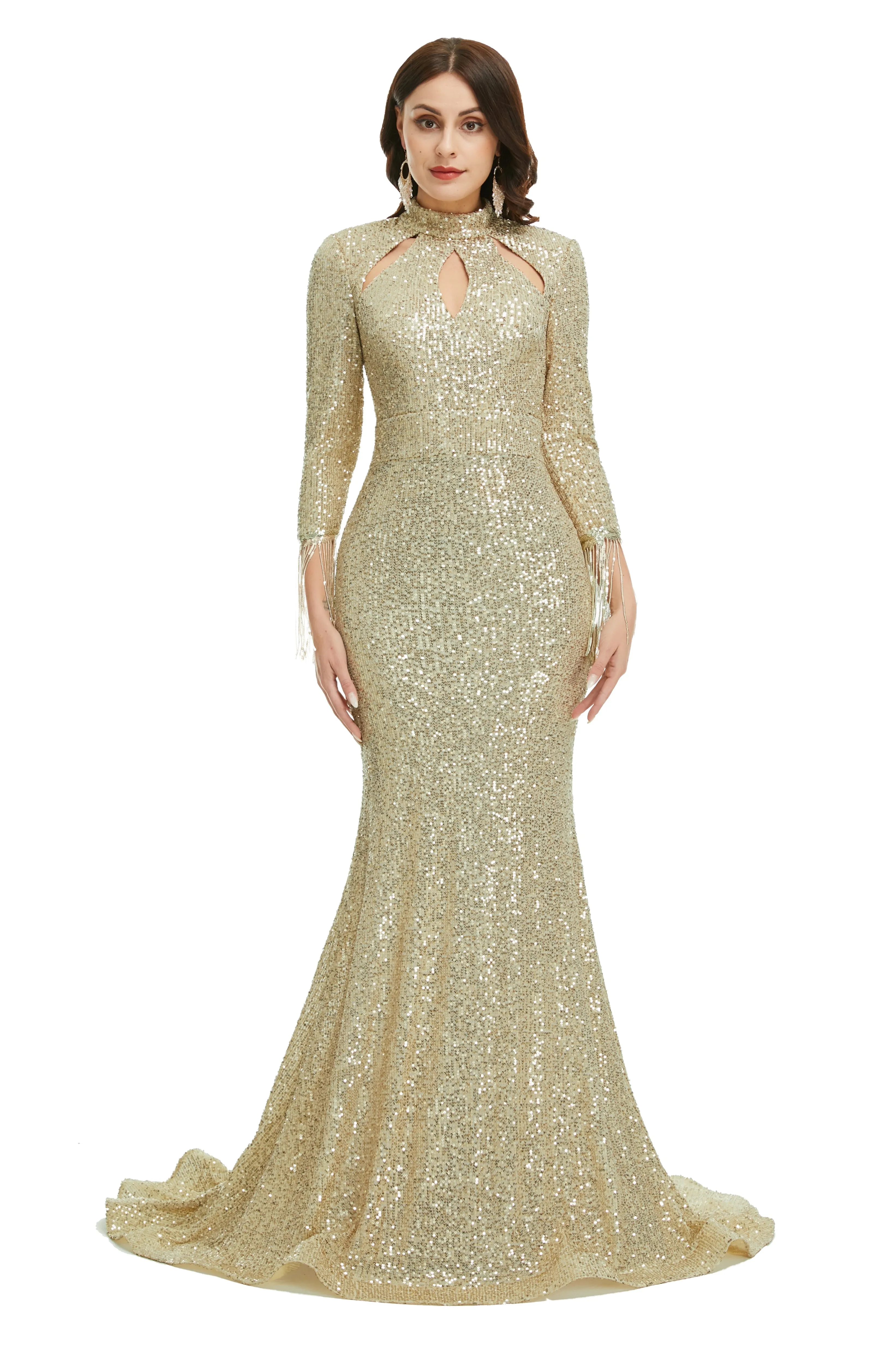 Long Prom Dresses Full Sleeve Dresses Party Dress 2025 Formal Gowns
