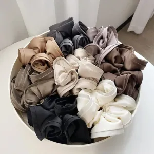 Luxurious Oversized Silk Hair Scrunchies