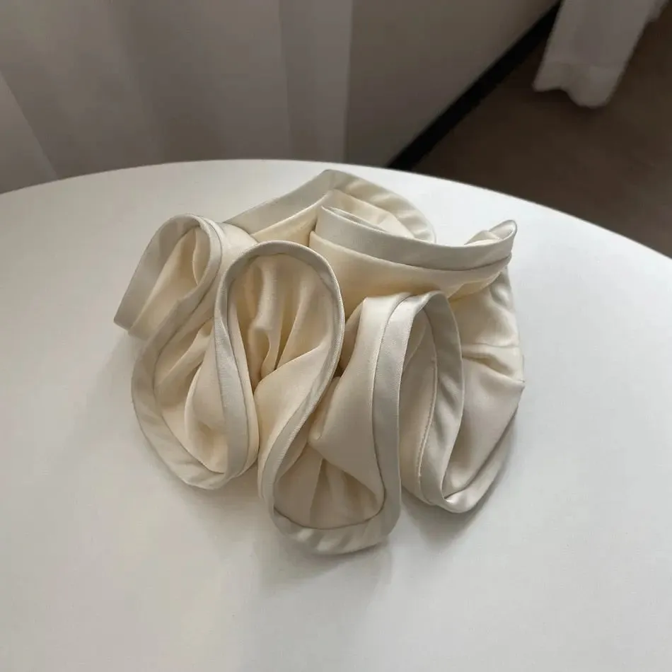 Luxurious Oversized Silk Hair Scrunchies