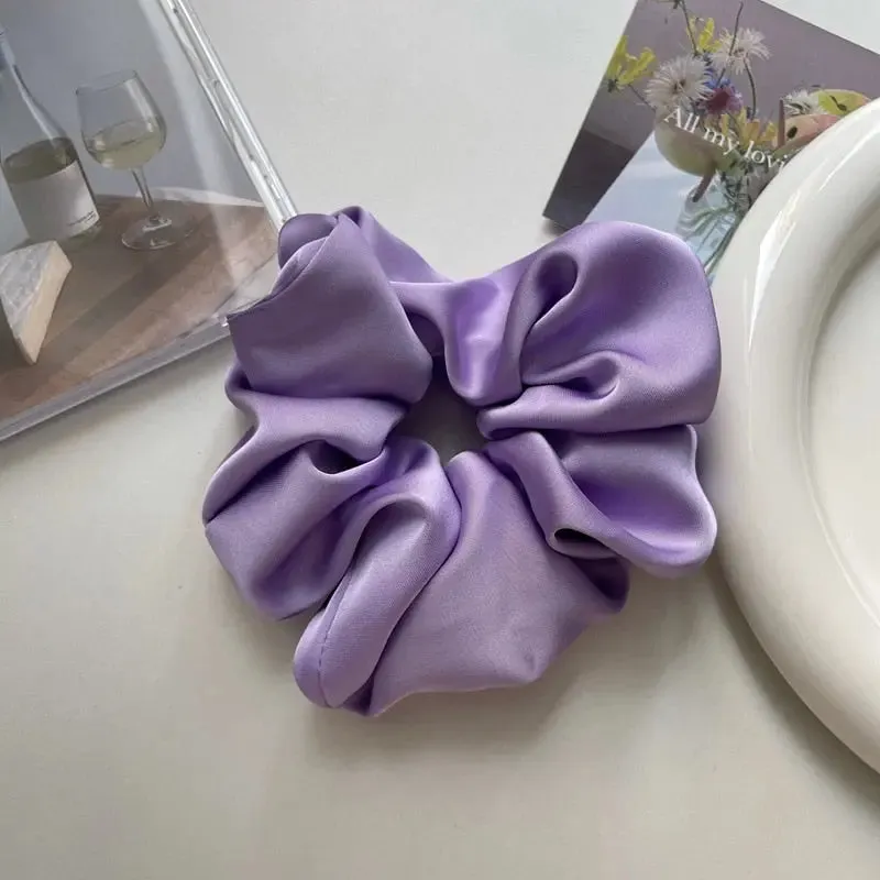 Luxurious Oversized Silk Hair Scrunchies