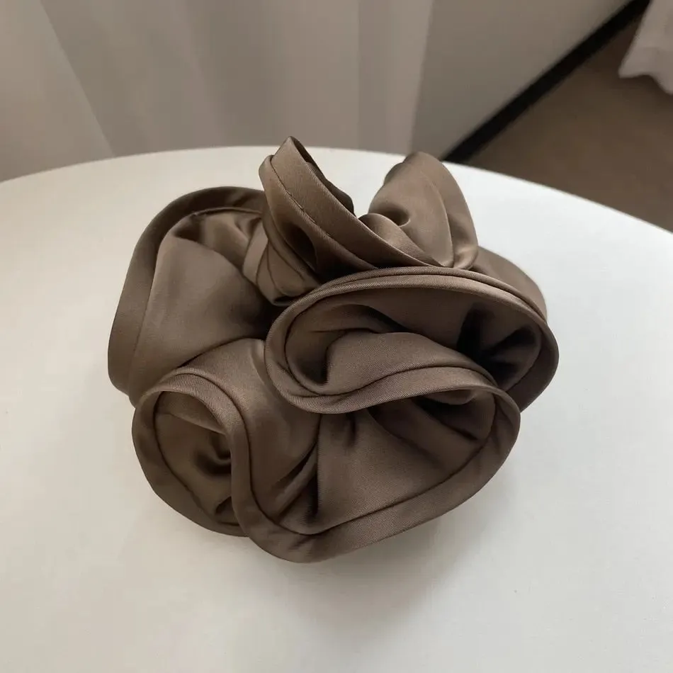 Luxurious Oversized Silk Hair Scrunchies