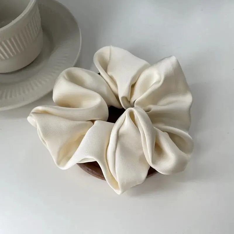 Luxurious Oversized Silk Hair Scrunchies