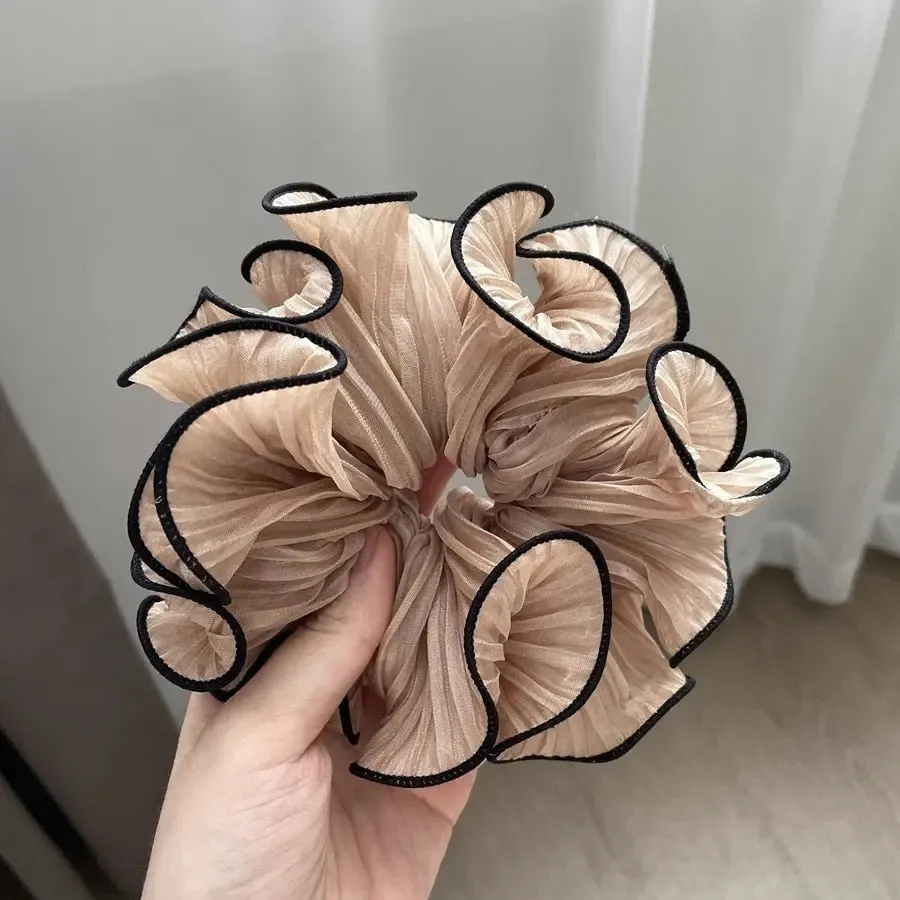 Luxurious Oversized Silk Hair Scrunchies