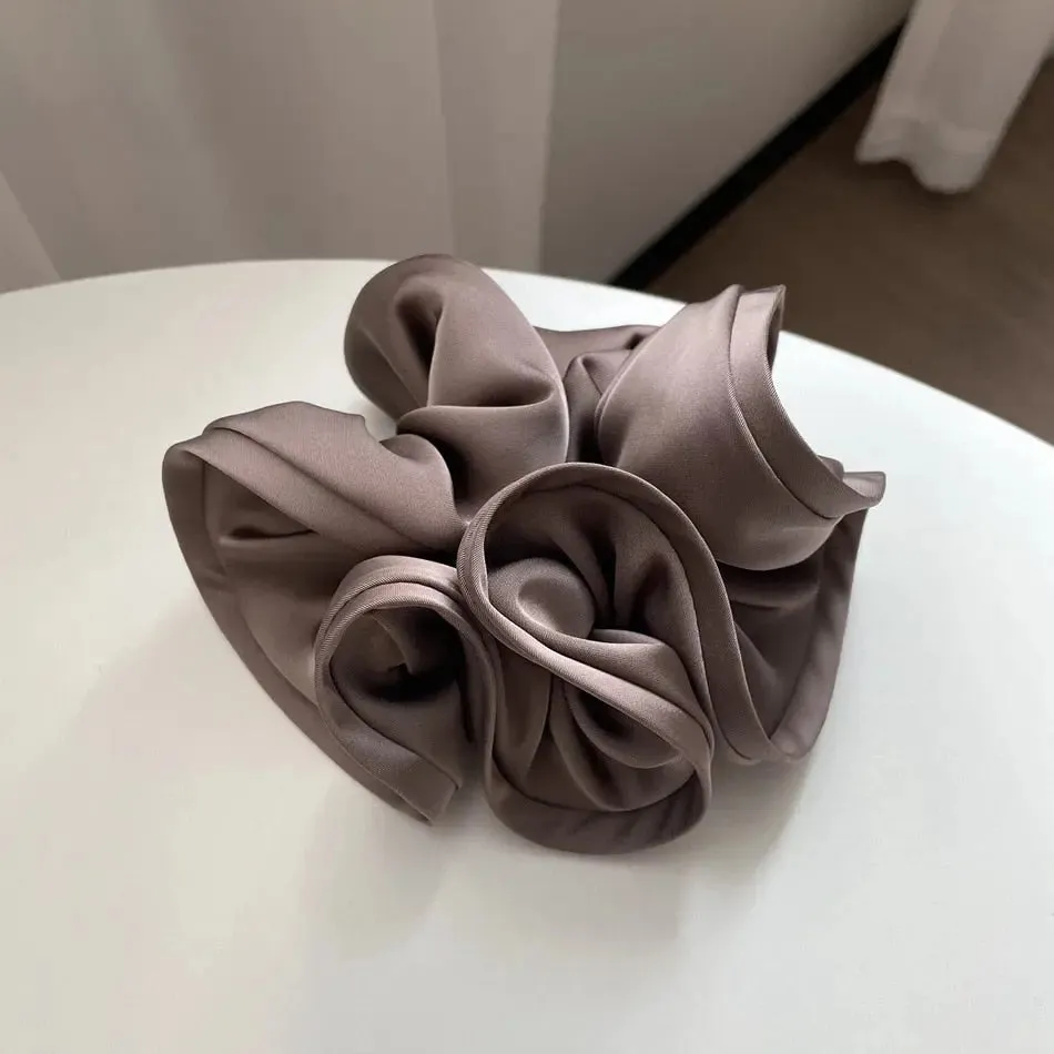 Luxurious Oversized Silk Hair Scrunchies