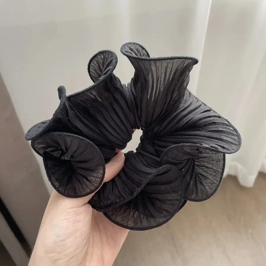 Luxurious Oversized Silk Hair Scrunchies
