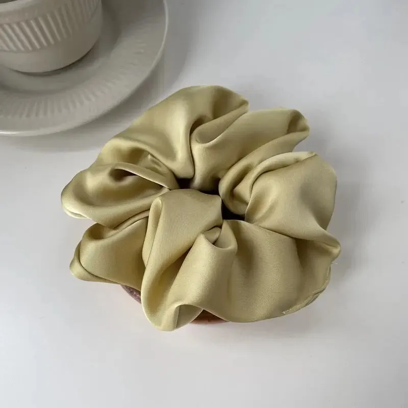 Luxurious Oversized Silk Hair Scrunchies