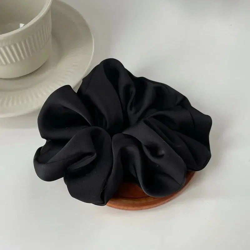 Luxurious Oversized Silk Hair Scrunchies