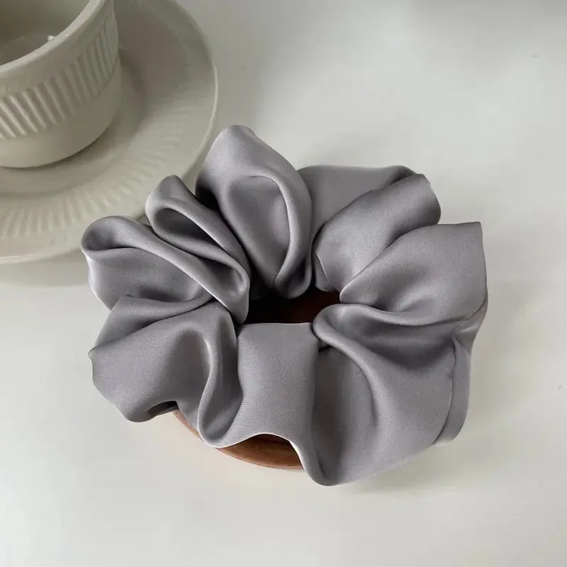 Luxurious Oversized Silk Hair Scrunchies