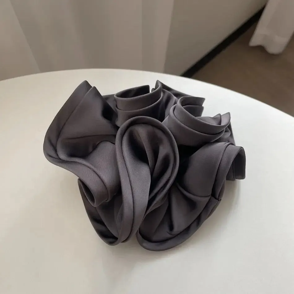 Luxurious Oversized Silk Hair Scrunchies
