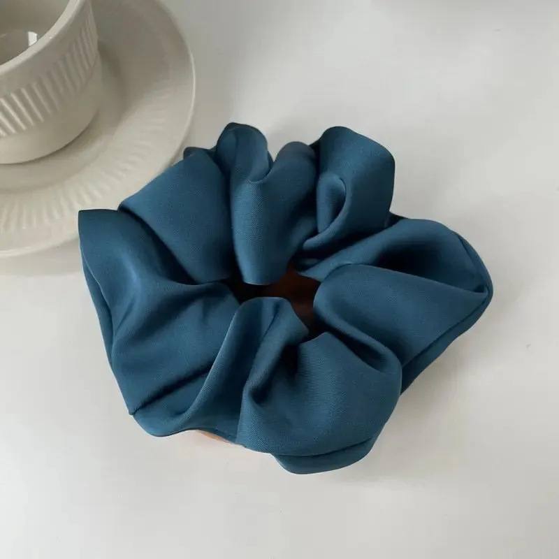 Luxurious Oversized Silk Hair Scrunchies