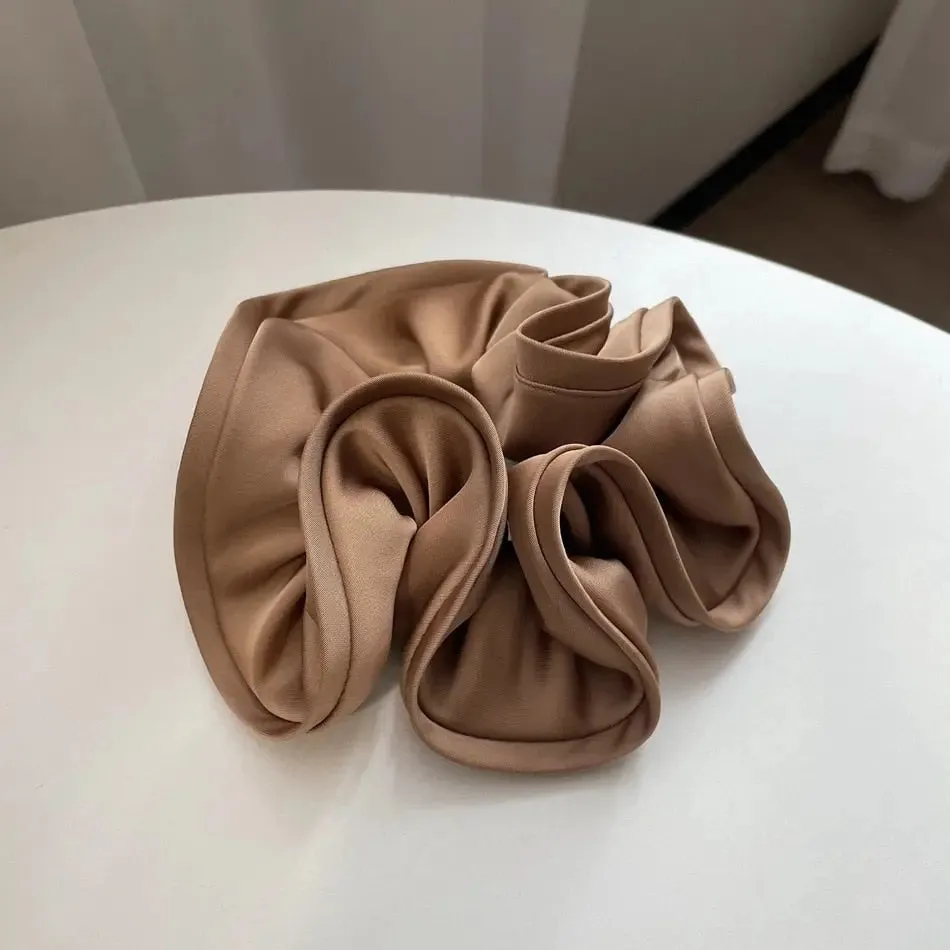 Luxurious Oversized Silk Hair Scrunchies