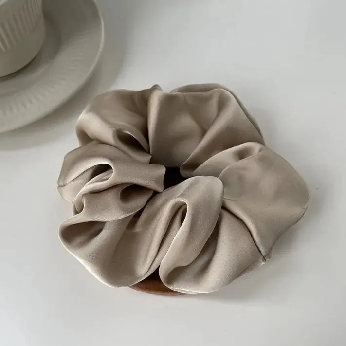 Luxurious Oversized Silk Hair Scrunchies