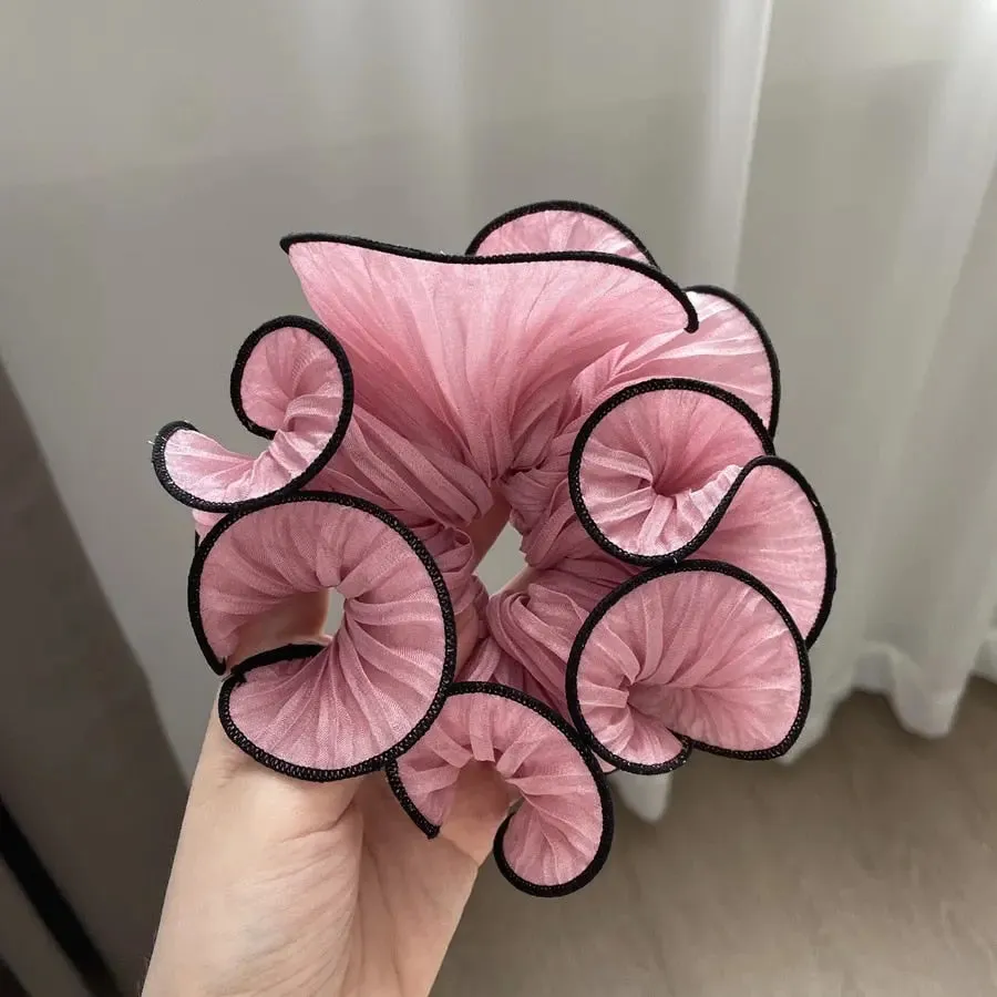 Luxurious Oversized Silk Hair Scrunchies