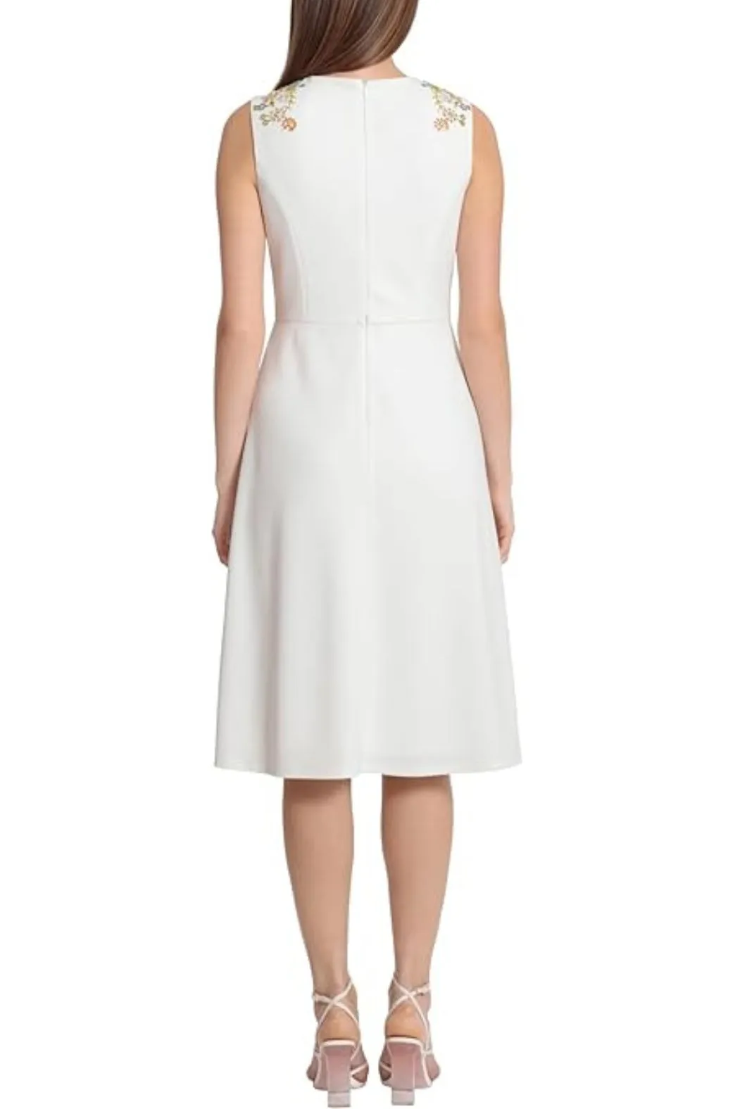 Maggy London Scuba Crepe Fit and Flare Dress