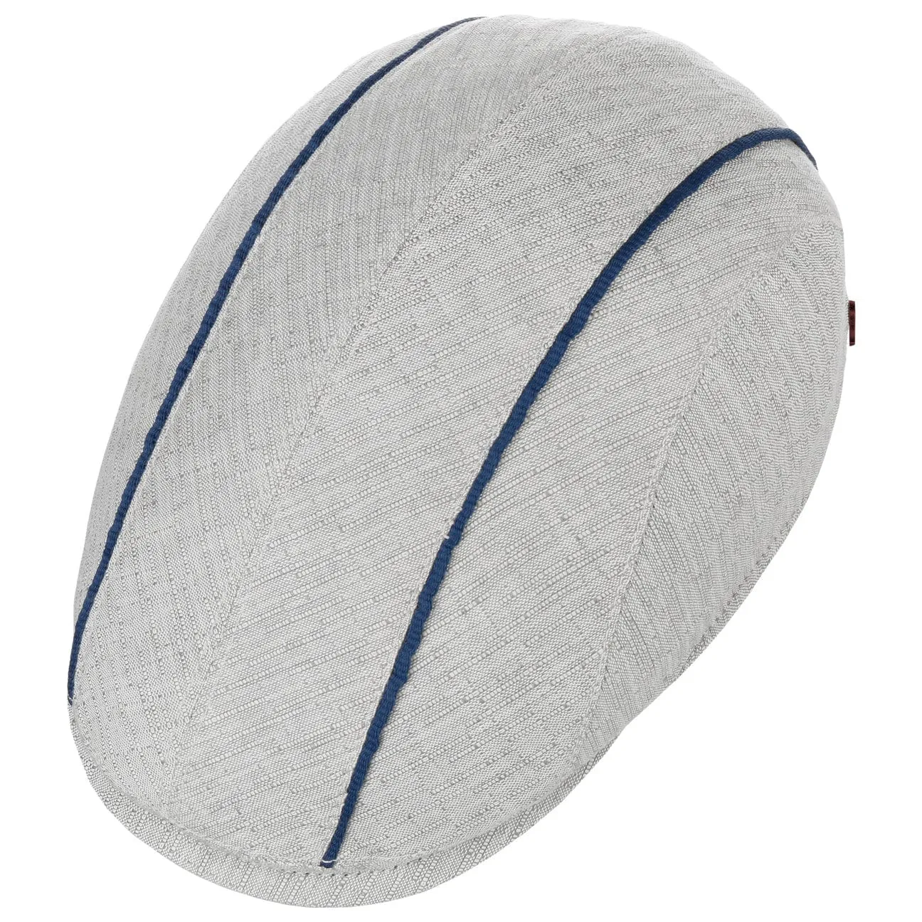 Melcon Linen Mix Flat Cap by Alfonso D'Este