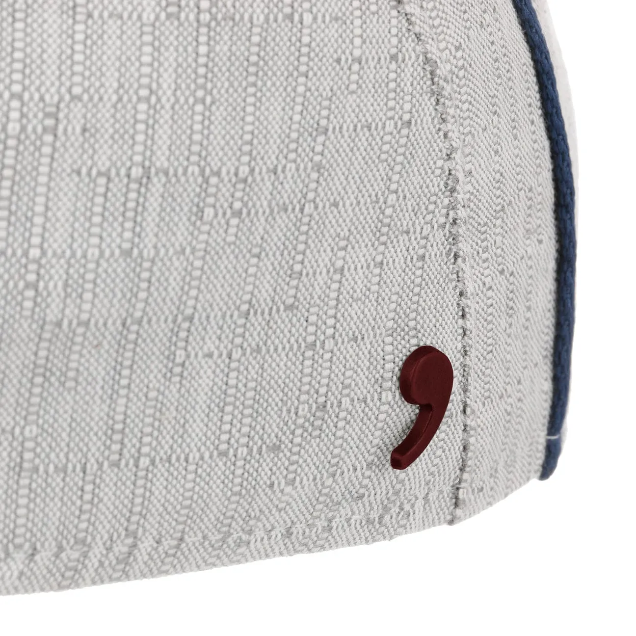 Melcon Linen Mix Flat Cap by Alfonso D'Este