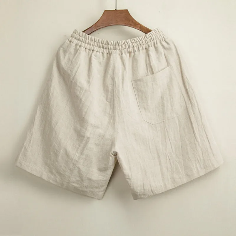 Men's Breathable Cotton And Linen Casual