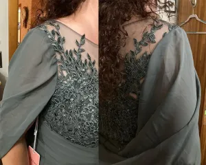 Mother of The Bride Dresses Lace Appliques - Evening Dress Long Chiffon Plus Size