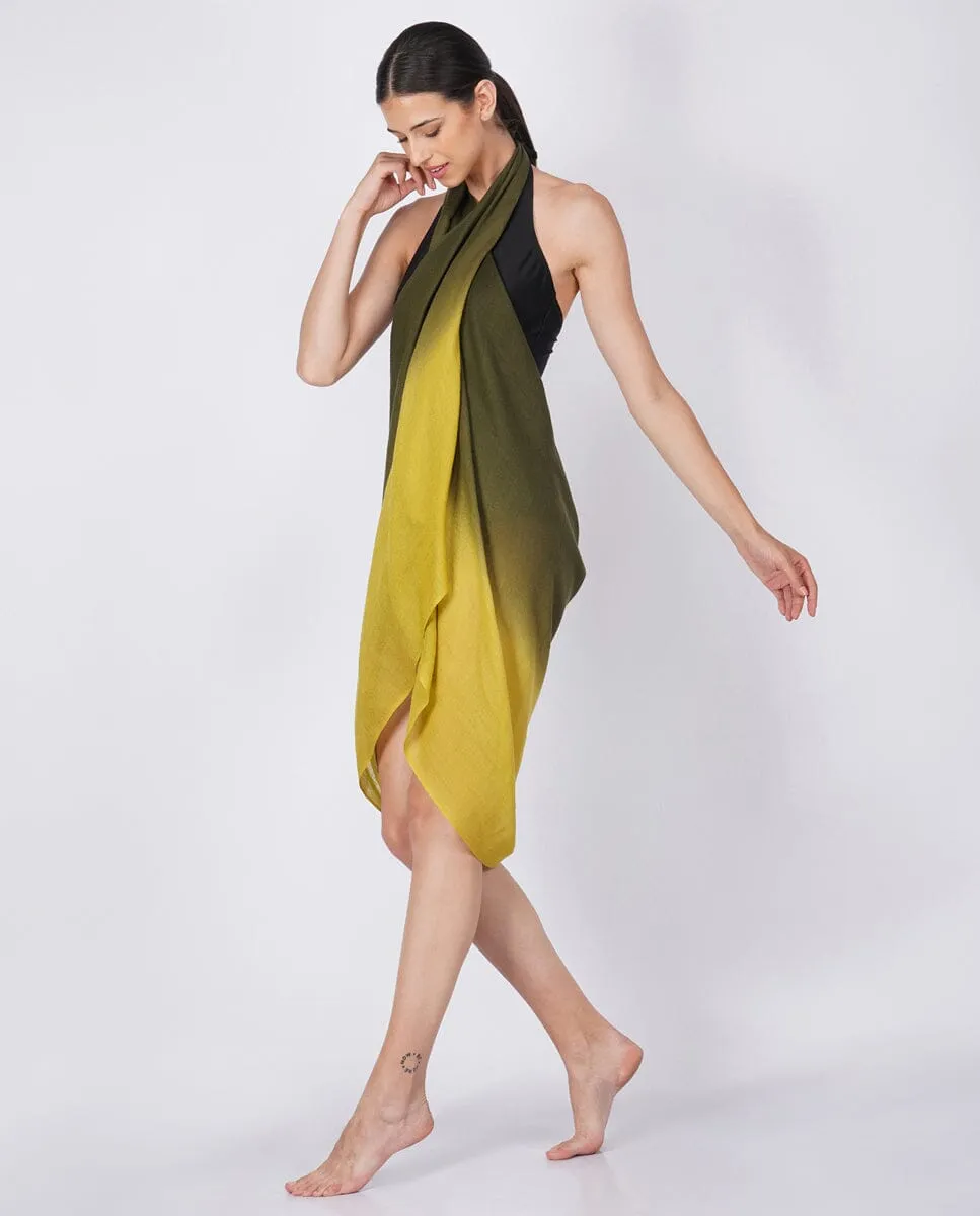 Multi Hues Plain Wool Wrap