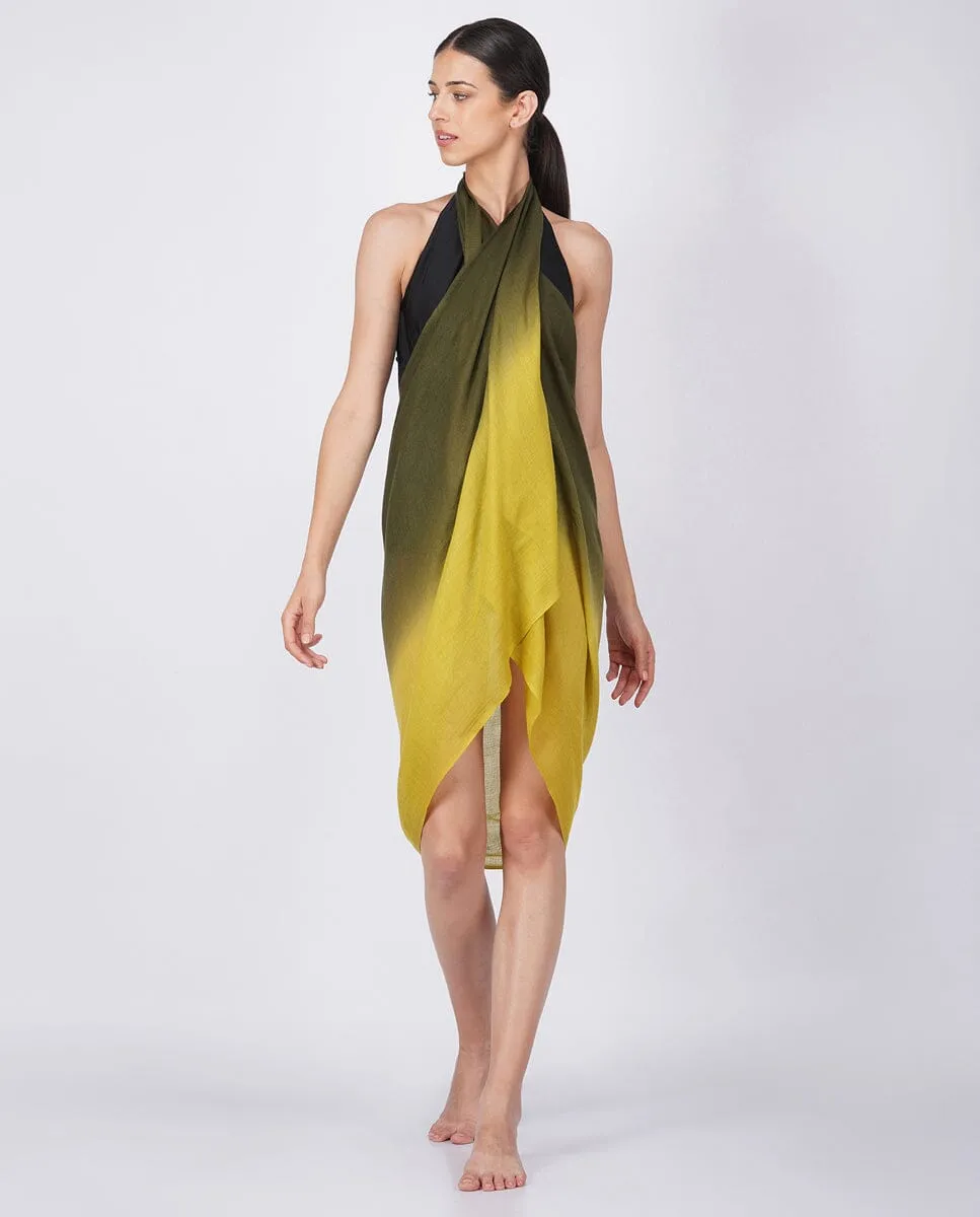 Multi Hues Plain Wool Wrap