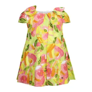 MULTICOLOUR FLORAL BABY GIRLS DRESS