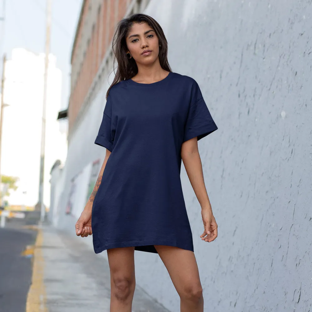 Navy Blue T shirt Dress