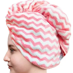 Neriah High Absorbent Hair Towel - Pink