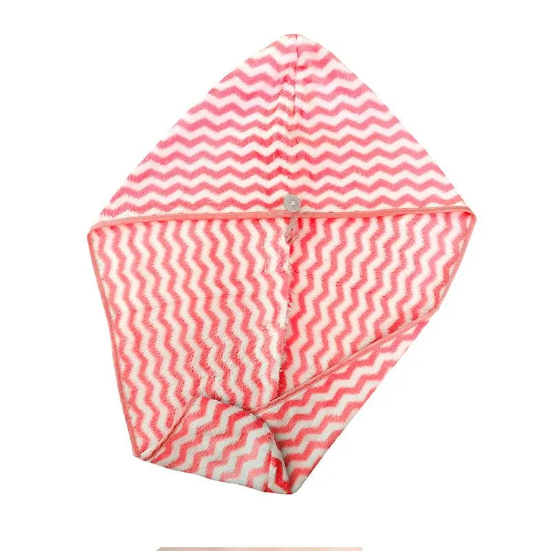 Neriah High Absorbent Hair Towel - Pink