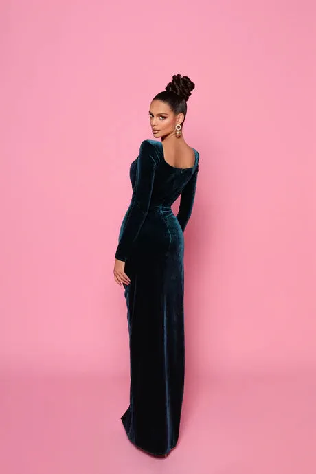 NICOLETTA Arabella Dress - Teal
