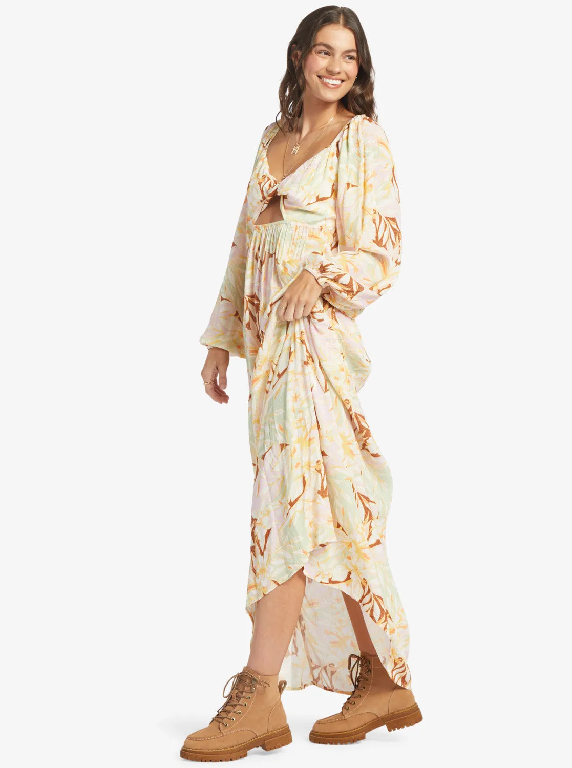 On Holiday Maxi Dress - Quiet Green Coast 2 Coast