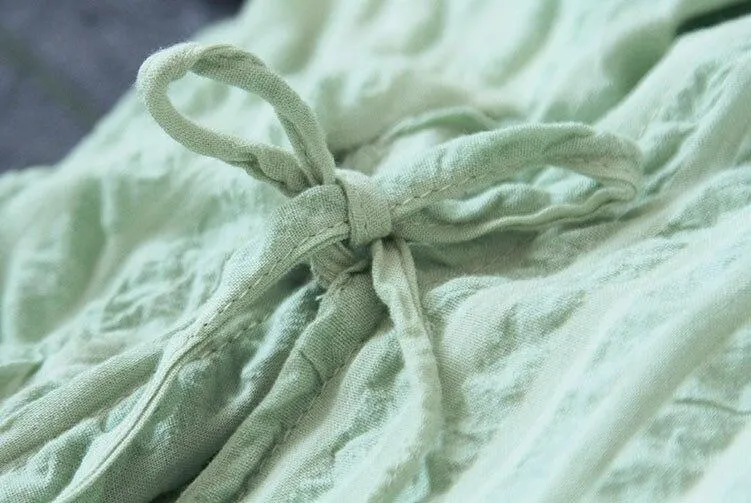 Oversized Green Cotton Dress | Lotus