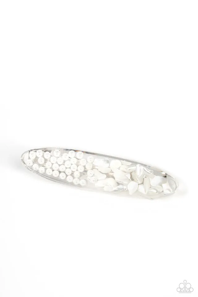 Paparazzi Hair Accessories ~ Sea Story - White