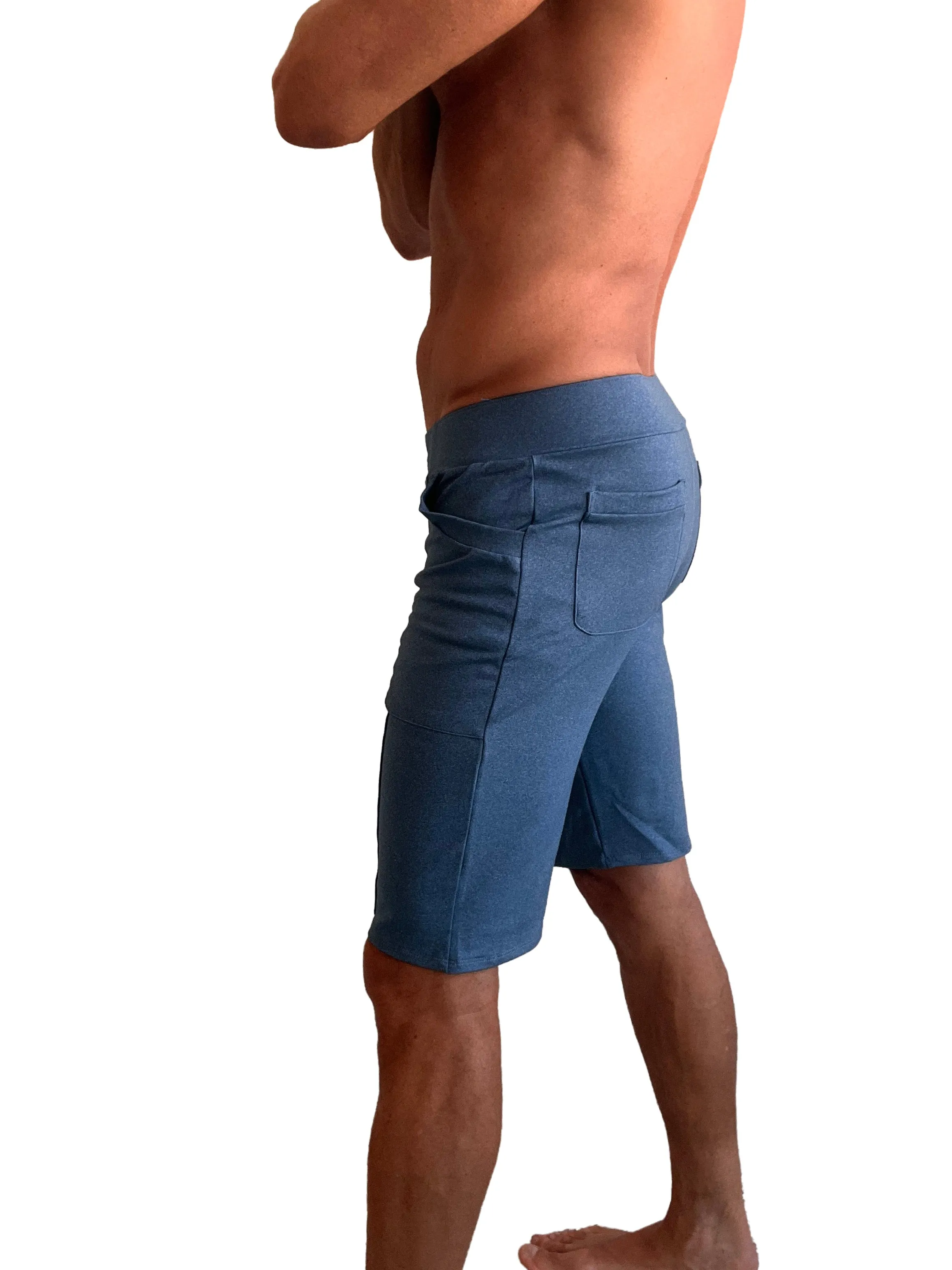 Performance Premium Urban Tactical Dress Shorts (Coral Blue Heather)