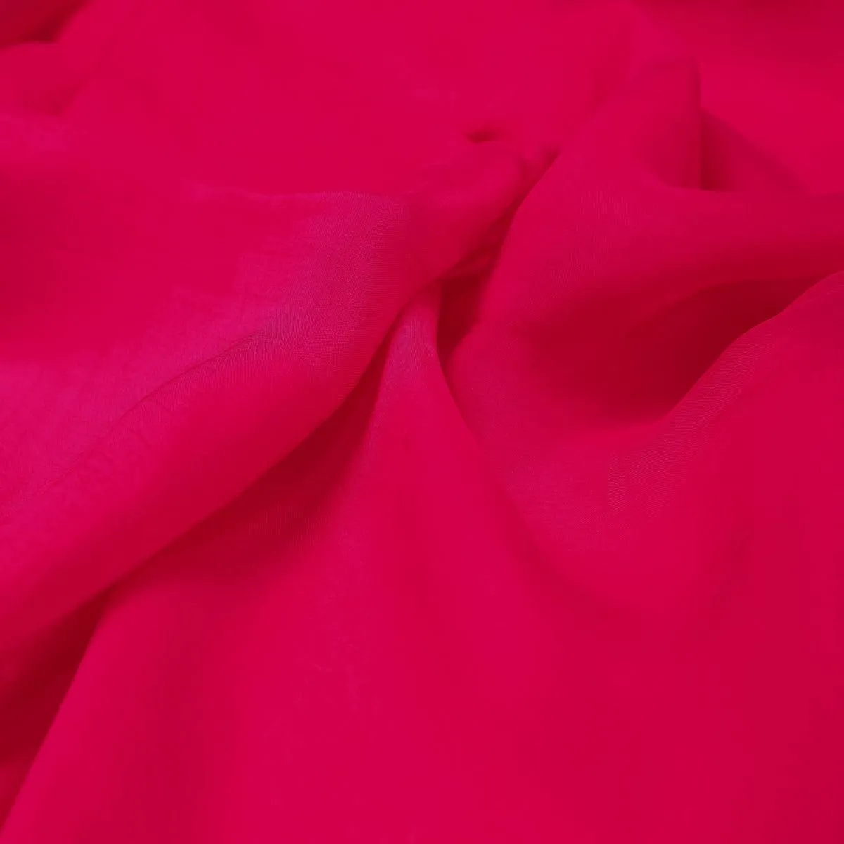 Pink Colour Pure Organza Plain Dyed Fabric
