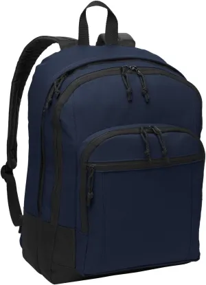 Port Authority Basic Backpack. BG204, Navy, OSFA