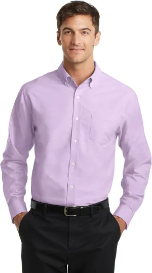 Port Authority Men's Long Sleeve SuperPro Oxford Button-Down Shirt