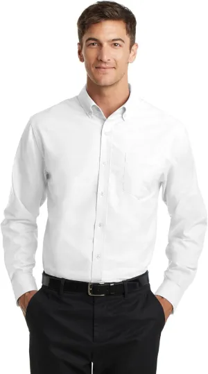 Port Authority Men's Long Sleeve SuperPro Oxford Button-Down Shirt