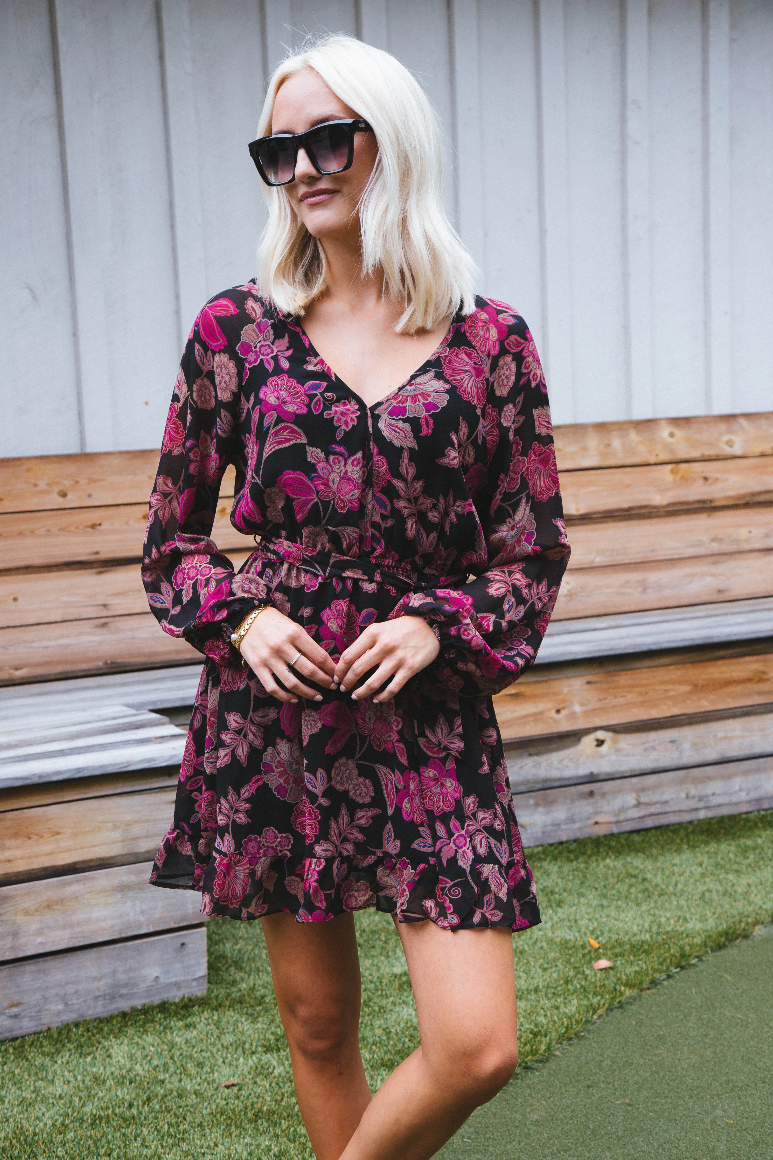 Printed Sensation Soft Dress, Cranberry Blossom | Sanctuary