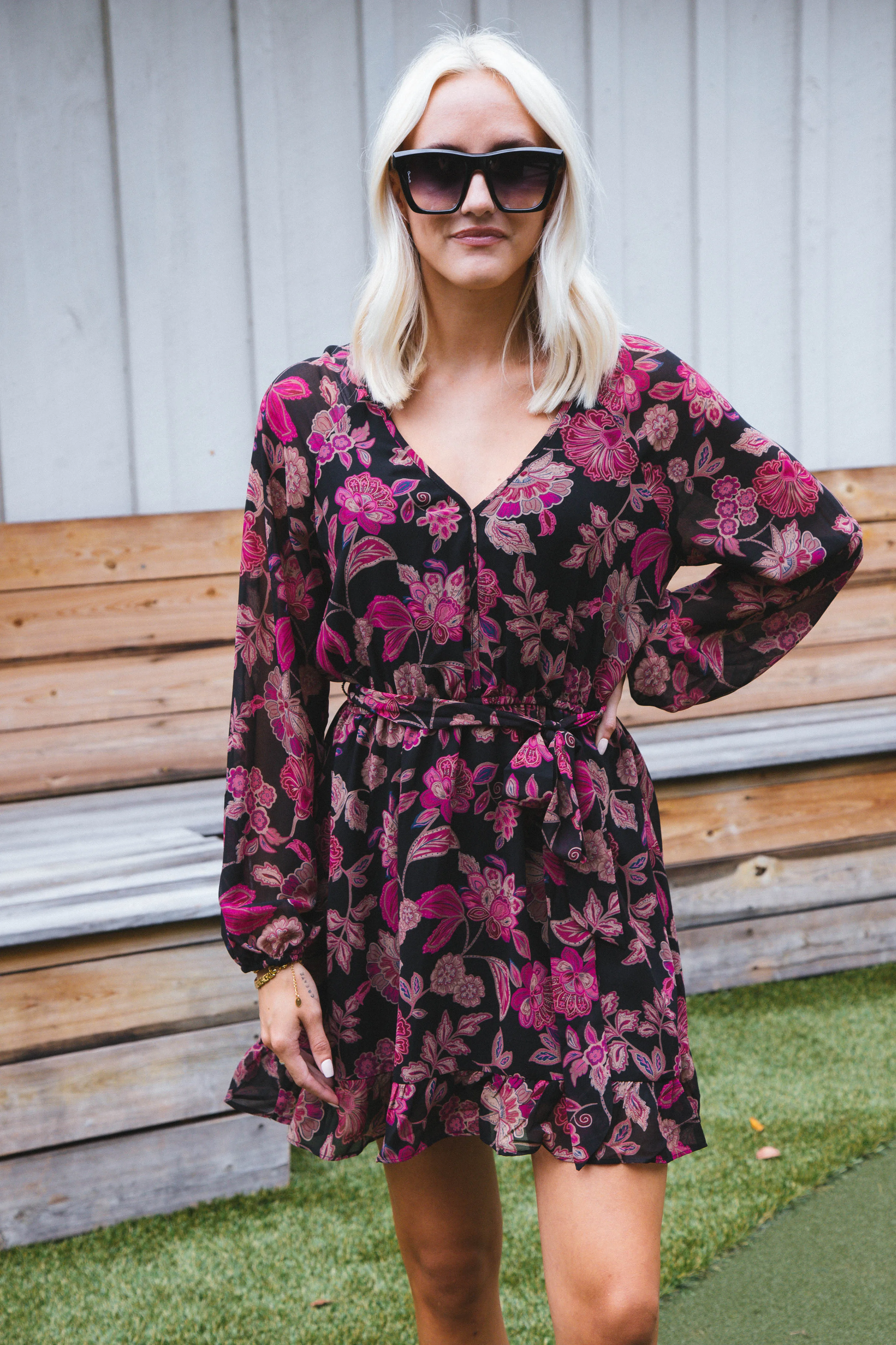 Printed Sensation Soft Dress, Cranberry Blossom | Sanctuary