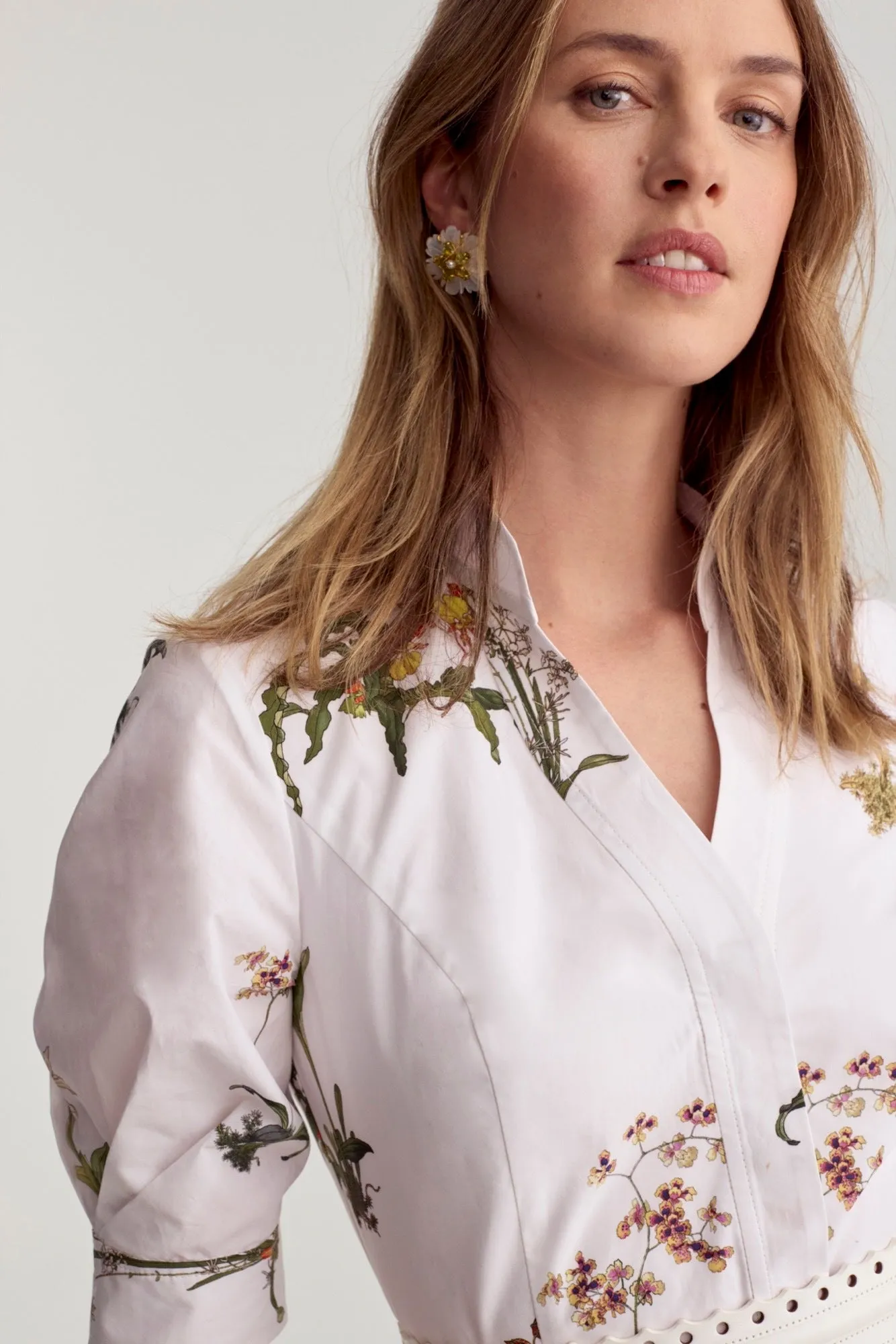 Provence Dress White Orchid Poplin - Preorder Ships 3/1